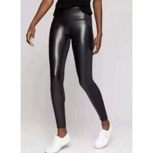 Athleta Gleam Chaturanga To Town Tight Faux Leather Pant Size XS